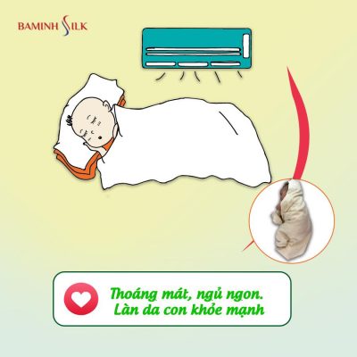 Khăn Mặt Tơ Tằm Cho Bé