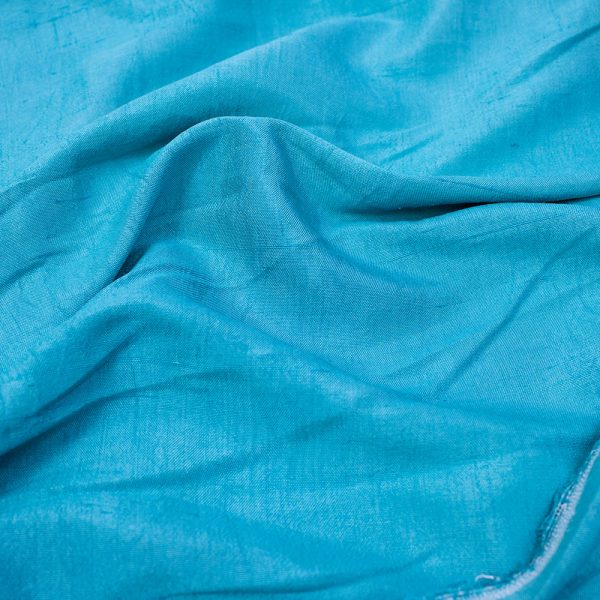 Vải Tơ Thủ Công Nhuộm Màu Xanh Ngọc 450k
