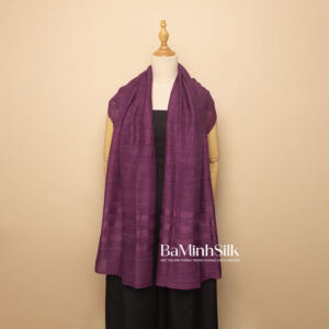 Khăn đũi kẻ tơ rượu vang 043