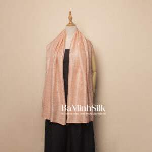 khăn quàng đũi trơn hồng cao cấp