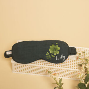 bịt mắt lụa cỏ may mắn xanh cổ vịt