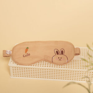 bịt mắt lụa hồng vỏ đỗ thỏ con