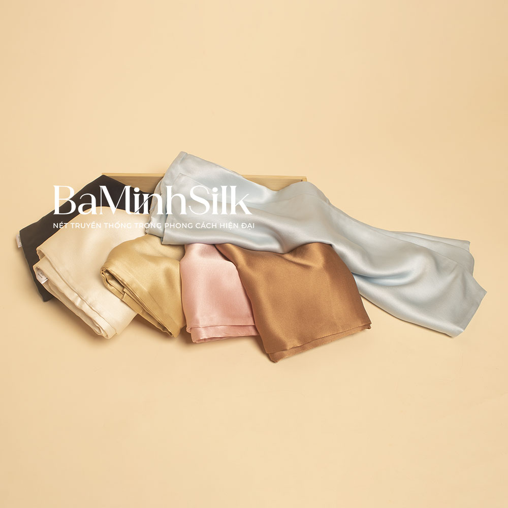 vỏ gối lụa bảo lộc Bá Minh Silk vỏ gối lụa bảo lộc Bá Minh Silk